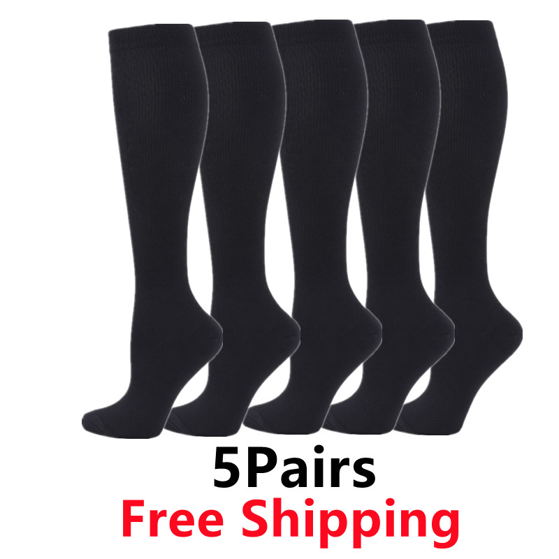 Compression Sock Medical - 5 paia/pacco calzini a compressione da