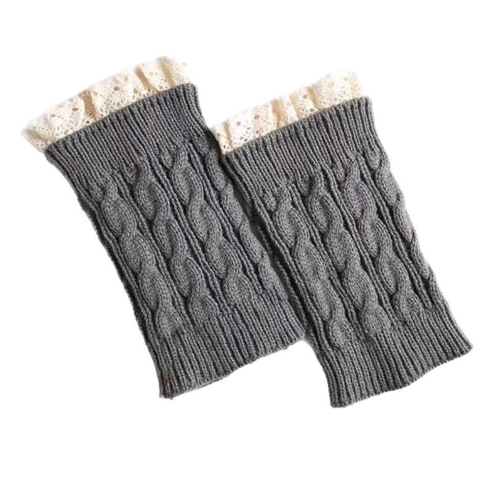 Boot Sock Slouchy - Calze in maglia con orlo a